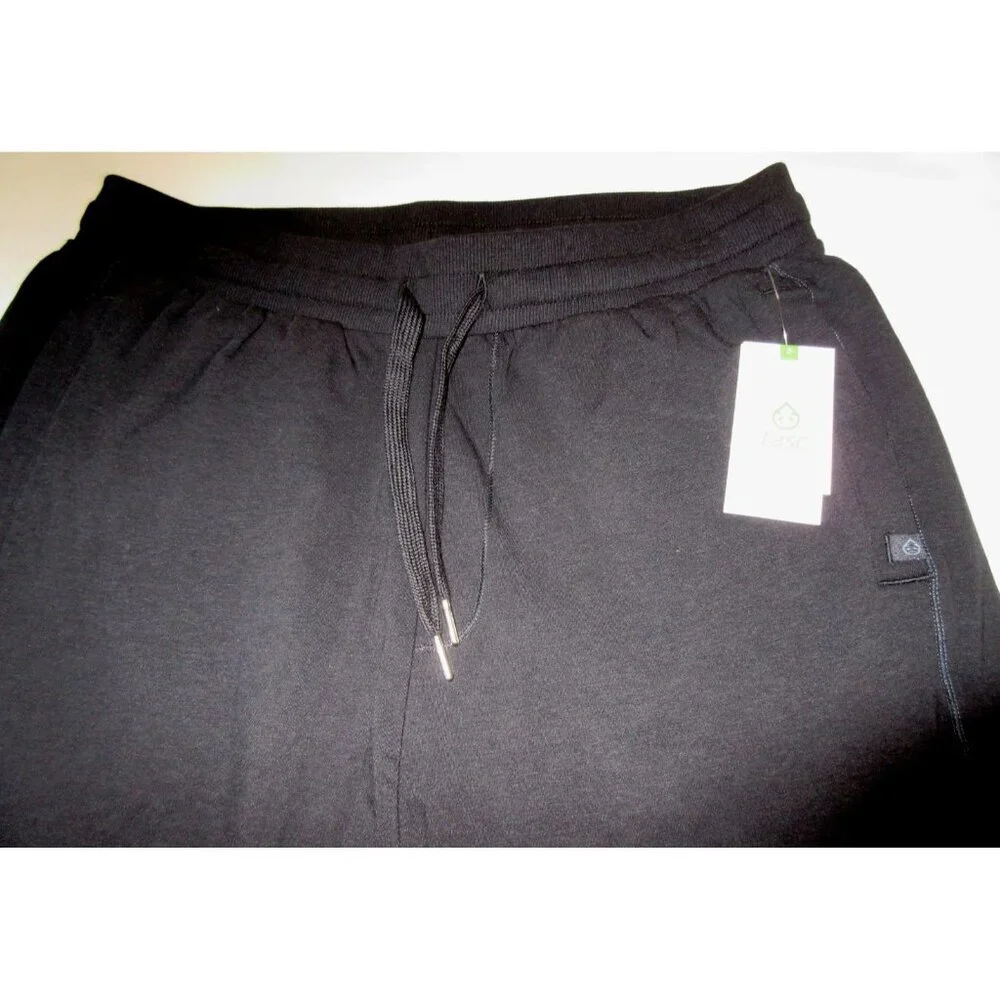 Tasc Performance Men's Varsity Fleece French Terry Jogger Pants Black NWT - Picture 11 of 13